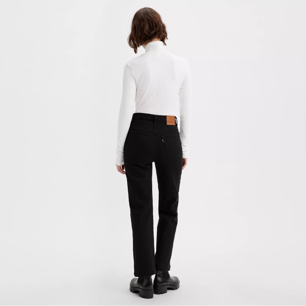 Levi’s Ribcage Straight Ankle Black